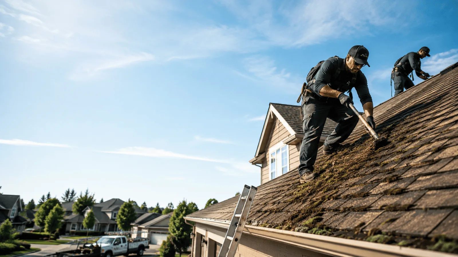 Roof Moss Removal in Clearbrook, MN near me